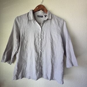 Linen Banana Republic Button Down Shirt M
